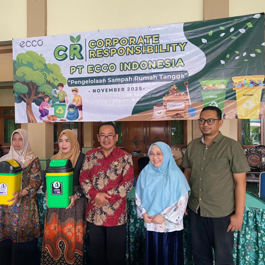 PT. ECCO Gelar Sosialisasi Pengelolaan Sampah Rumah Tangga di Desa Tenggulunan